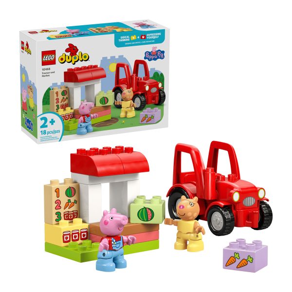 Tractor y Mercado de Peppa Pig | Lego Duplo 10468