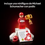 Ferrari F2004 y Michael Schumacher | Lego Icons 11375