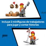Cargadora Retroexcavadora Amarilla | Lego City 60480