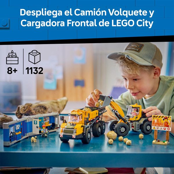 Camión Volquete y Cargadora Frontal | Lego City 60494