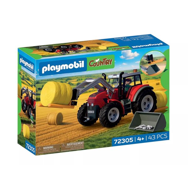 Tractor Grande con Pacas de Heno Playmobil 72305