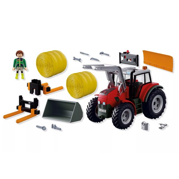 Tractor Grande con Pacas de Heno Playmobil 72305