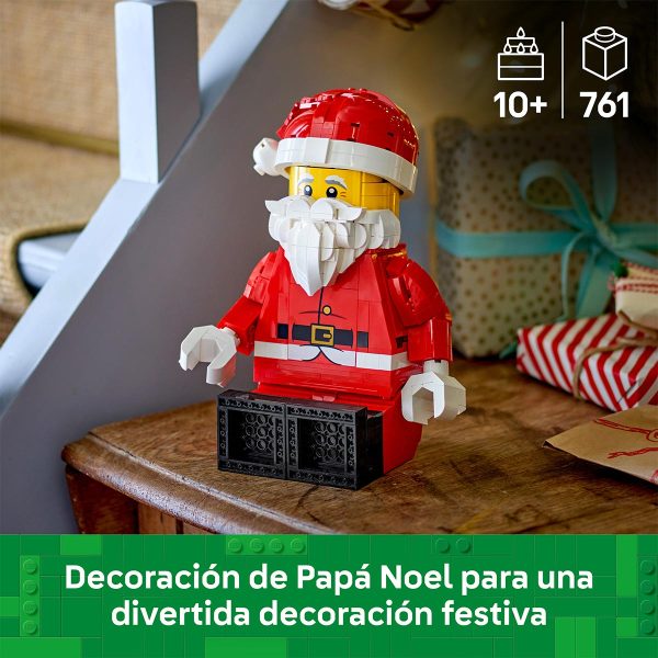 Minifigura Gigante de Papá Noel | Lego Minifugures 40820