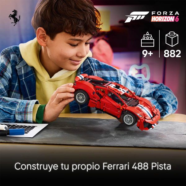 Coche Ferrari 488 Pista | Lego Technic 42235