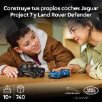 Coche Jaguar Project 7 y Todoterreno Land Rover Defender | Lego Speed 77264
