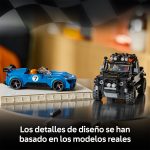 Coche Jaguar Project 7 y Todoterreno Land Rover Defender | Lego Speed 77264