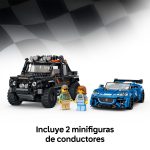 Coche Jaguar Project 7 y Todoterreno Land Rover Defender | Lego Speed 77264