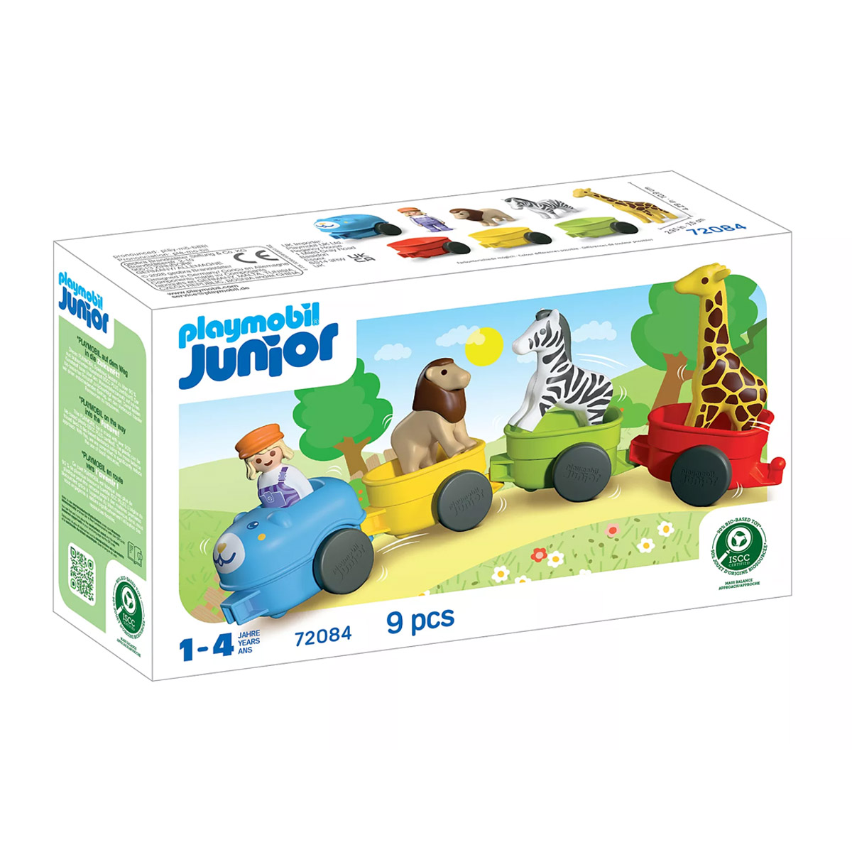 playmobil-72084-1 Tren de Animales Playmobil Junior 72084