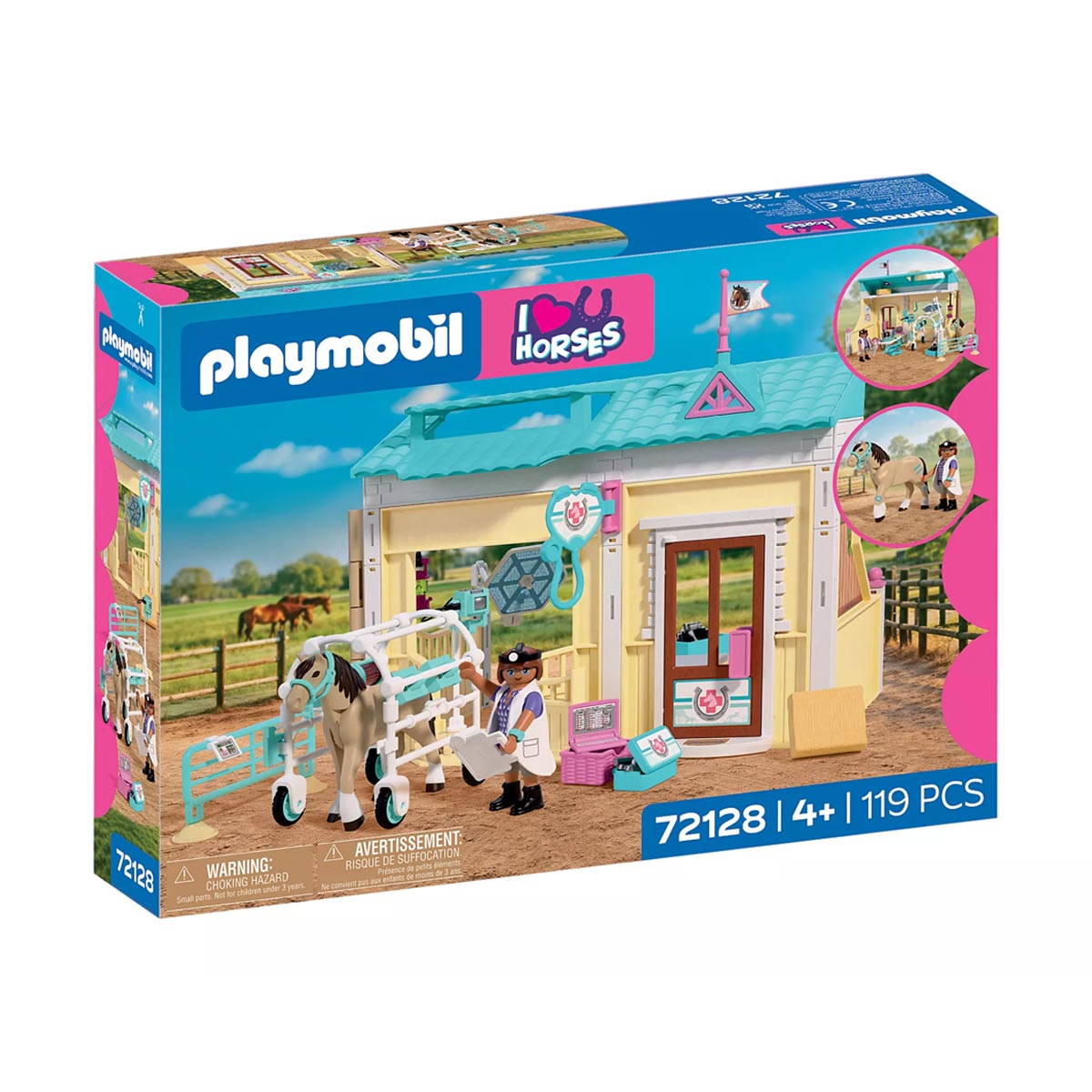 playmobil-72128-1 Clínica Veterinaria Playmobil I Love Horses 72128