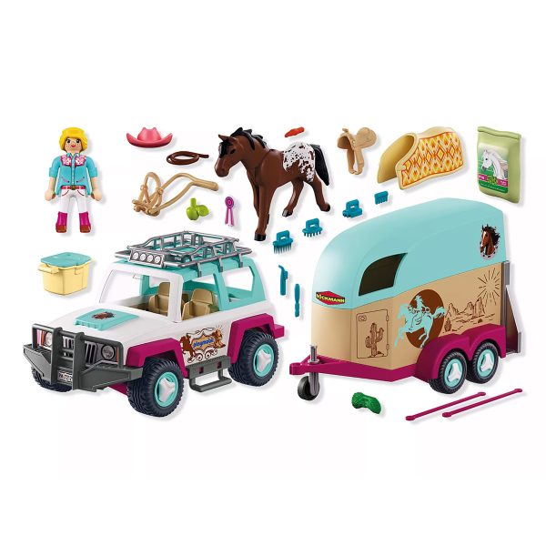 Todoterreno con Remolque para Caballo Playmobil I Love Horses 72129