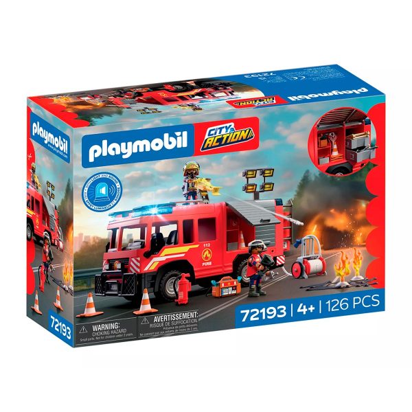 Camión de Bomberos de Rescate Playmobil City Action 72193