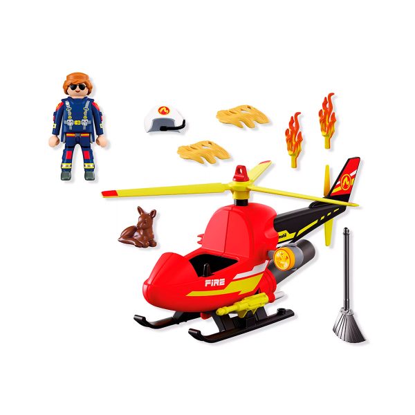Helicóptero de Bomberos Playmobil City Action 72196