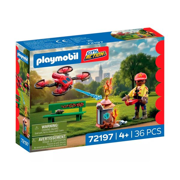 Dron de Extinción de Incendios Playmobil City Action 72197