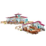 Gran Granja de Caballos con Picadero Cubierto Peppertree | Kit Schleich 42567-42639-schleich