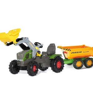 Tractor de Pedales rollyFarmtrac Fendt 211 Vario con pala y Remolque Joskin | Rolly Toys 611058 - 122264
