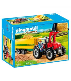 tractor con remolque playmobil